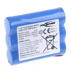 Ansmann 3.635V Lithium-Ion Rechargeable Battery Pack, 10.5Ah