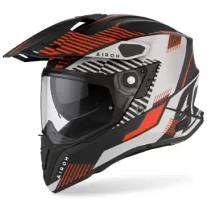 Airoh Commander Boost Motocross Helmet, black-orange, Size L, black-orange, Size L