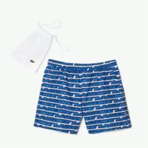 Lacoste Racing Swim Shorts Mens - Blue