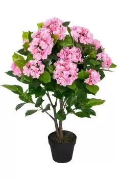 Hydrangea Artificial Plant with Pot, 85 cm