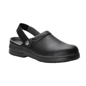 Portwest Unisex Steelite Safety Clog (FW82) / Workwear (3) (Black)