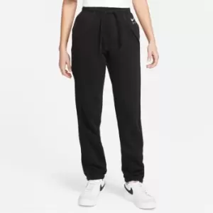 Nike Air Womens Mid-Rise Fleece Joggers - Black