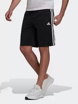 adidas Essentials Warm-up 3-stripes Shorts, White/Black Size XS Men