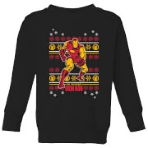 Marvel Iron Man Kids Christmas Sweatshirt - Black - 3-4 Years