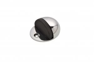 Wickes Floor Mounted Door Stop - Chrome