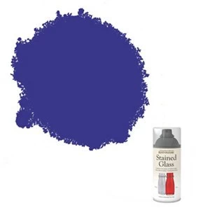 Rust-Oleum Stained glass Blue Satin Spray Paint 150ml