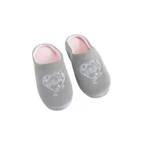 Said with Sentiment Womens Mum Slippers Medium