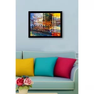 SC1181 Multicolor Decorative Framed MDF Painting