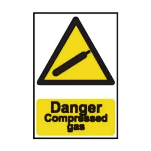 GHS Compressed Gas Symbol - Sav (50 X 50MM)