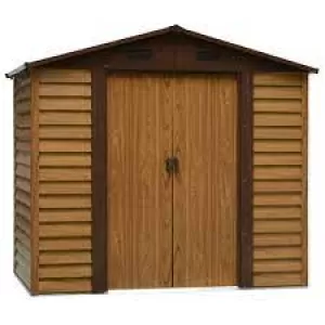 Outsunny Garden Shed, 235.7Lx195.6Wx176.7-208.7H cm, Steel