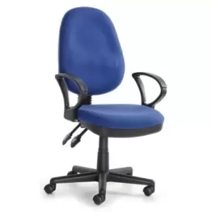 Slingsby Twin Lever Blue Operator S Chair With Arms