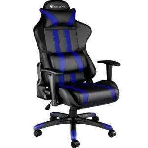 TecTake Gaming Chair Premium - Black And Blue