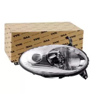 TYC Headlights 20-0308-05-2 Headlamp,Headlight NISSAN,MICRA III (K12)