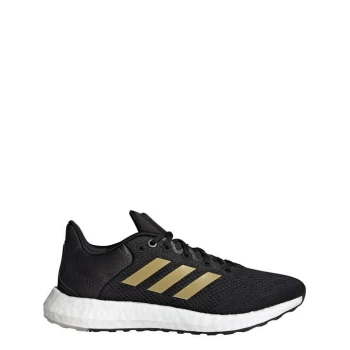 adidas Pureboost 21 Shoes Womens - Core Black / Gold Metallic / G