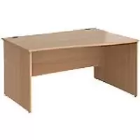 Dams International Wave Desk MP14WRB 1,400 x 725 x 800 - 990 mm