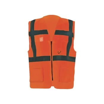 Hi-vis Executive Vest (EN20471) Orange - XL