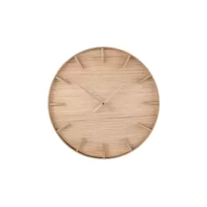 60cm Natural Wooden Wall Clock