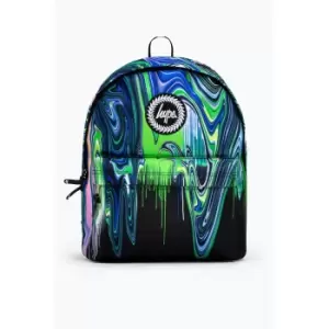 Hype Marble Drips Backpack (One Size) (Blue/Green/Black)