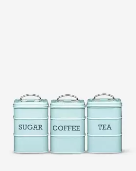 Living Nostalgia Blue Canisters