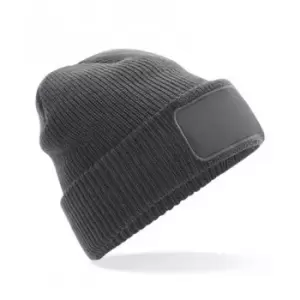 Beechfield Adults Thinsulate Printers Beanie (One Size) (Graphite Grey)