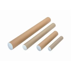 Mailing Tubes A4-A3 Cardboard 50mm x 330mm Pack of 25