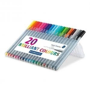 Staedtler Triplus Fineliner Assorted Pack 20 60852SR