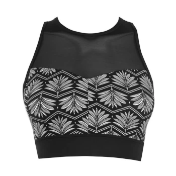 Biba Foil Print Design Sports Bra - Foil Print