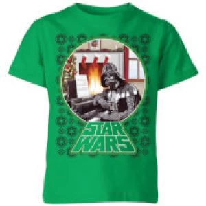 Star Wars A Very Merry Sithmas Kids Christmas T-Shirt - Kelly Green - 3-4 Years