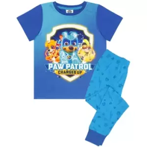 Paw Patrol Boys Mighty Pups Pyjama Set (2-3 Years) (Blue)
