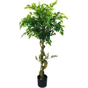 Artificial Ficus Tree With Twisted Trunk 137cm