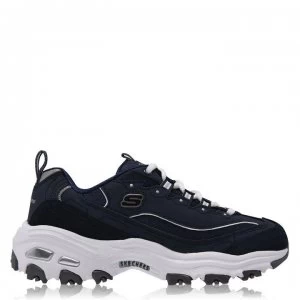 Skechers Lifestyle Dlite Me Ladies Trainers - Navy/White