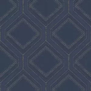 Superfresco Colours Savile Row Midnight Wallpaper