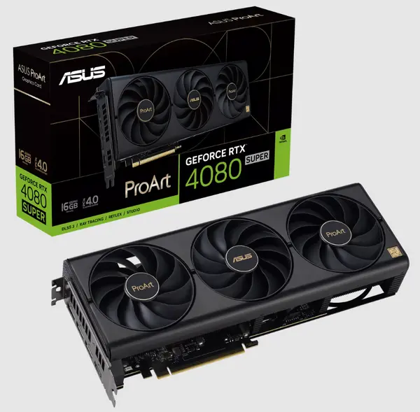 Asus ProArt GeForce RTX 4080 SUPER 16GB GDDR6X OC Edition Graphics Card