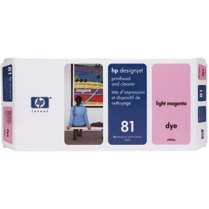 HP 81 Light Magenta Printhead and Printhead Cleaner