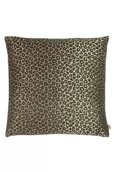 Amur Leopard Printed Jacquard Cushion