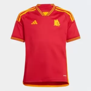 adidas Roma Home Shirt 2023 2024 Juniors - Red