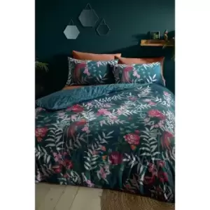 Tropical Floral Birds Duvet Set