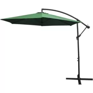 Green Cantilever Parasol - Green