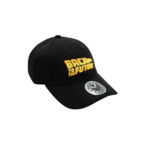 Back to the Future Cap Black Back to the Future logo