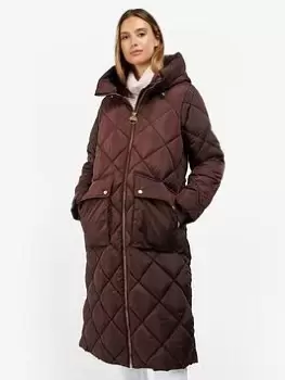 Barbour International Gotland Quilt - Purple, Purple, Size 16, Women