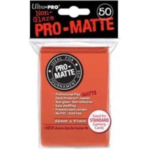 Ultra Pro Matte Peach 50 Sleeves DPD 12 Packs