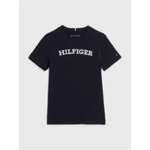 Tommy Hilfiger Hilfiger Arched Tee S/S - Blue