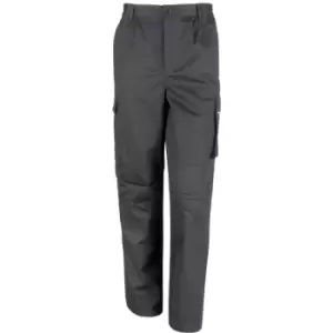 Result Unisex Work-Guard Windproof Action Trousers / Workwear (5XL) (Black) - Black