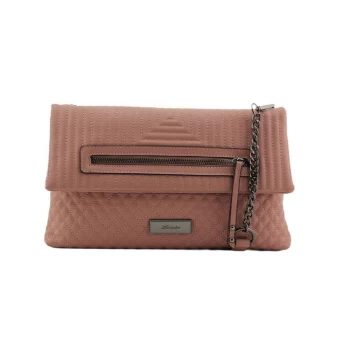 Hampton Quilted Clutch Bag - Pink