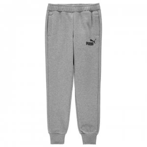 Puma Tapered Fleece Pants Junior Boys - Grey