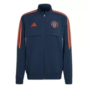 adidas Manchester United Condivo 22 Presentation Jacket M - Blue