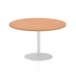 Italia Poseur Table Round 1200 Top 725 High Oak