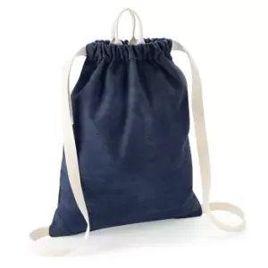 Bagbase Denim Gymsac (One Size) (Denim Blue)