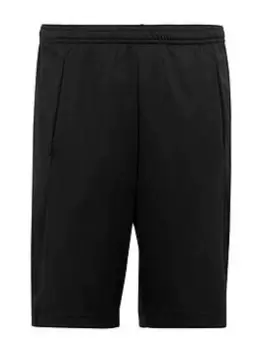 adidas Sportswear Adidas Junior Boys Train Essentials Logo Shorts, Black/White, Size 13-14 Years