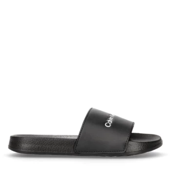 Calvin Klein Jeans Logo Sliders - Black